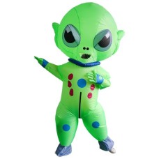 Aufblasbares Kostüm Alien 2 Fasnacht Fasching Karneval