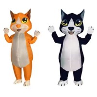 Aufblasbares Kostüm Katze Fasnacht Fasching Karneval