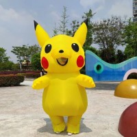 Aufblasbares Kostüm Pikachu Fasnacht Fasching Karneval